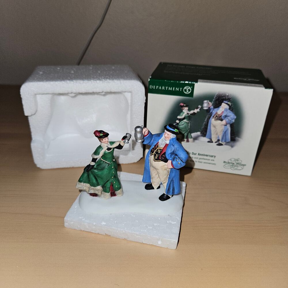 Department 56 Dickens Village To Our Anniversary Figurine